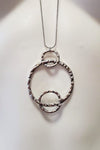 Silver Circle Necklace - C52
