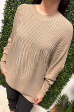 MELODY Ribbed Top - Mocha