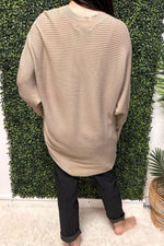 MELODY Ribbed Top - Mocha