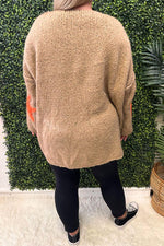 BERYL Knitted Star Top - Camel