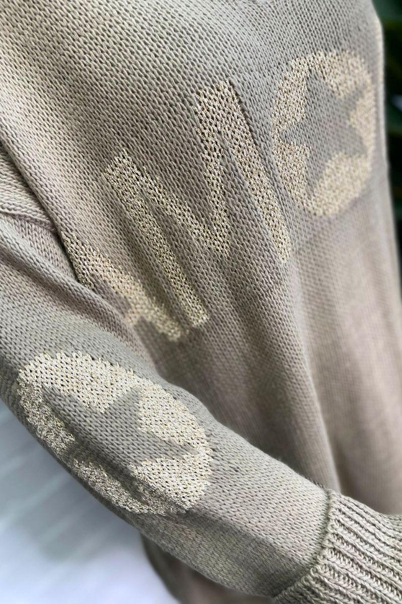 MIRANDA 'Amour' Knitted Jumper - Mocha
