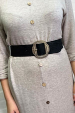Black Gold Buckle Belt - C65