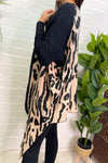 JACQUELINE Animal Print Cardigan