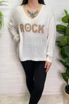 RHIAN 'Rock' Knitted Jumper - Cream