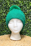 NANCY Cable Knit Hat - Jade Green
