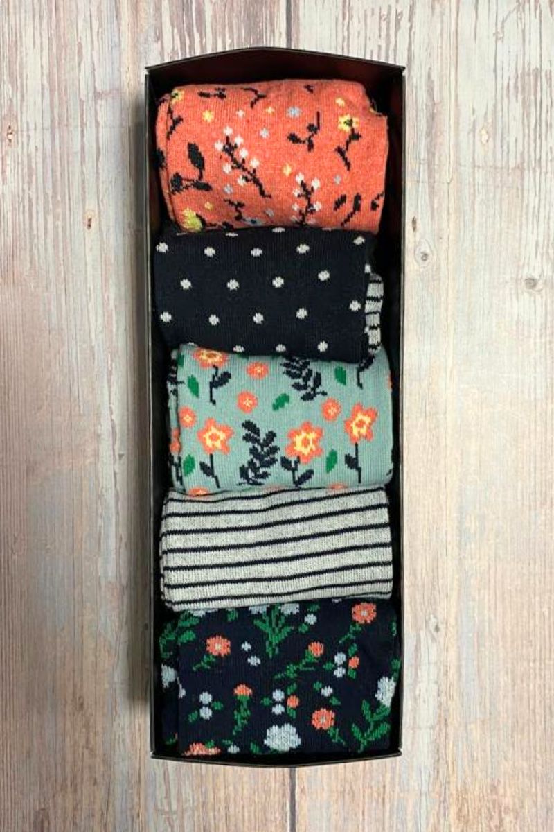 FAY Boxed Sock Set - Floral