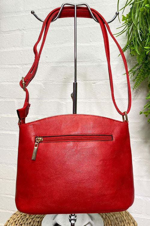 LYDIA Crossbody Bag - Red