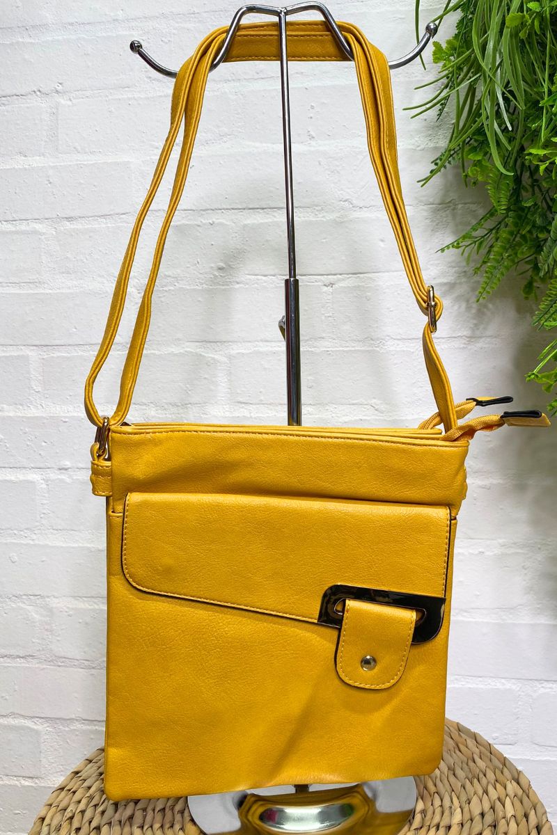 ELENA Crossbody Bag - Mustard