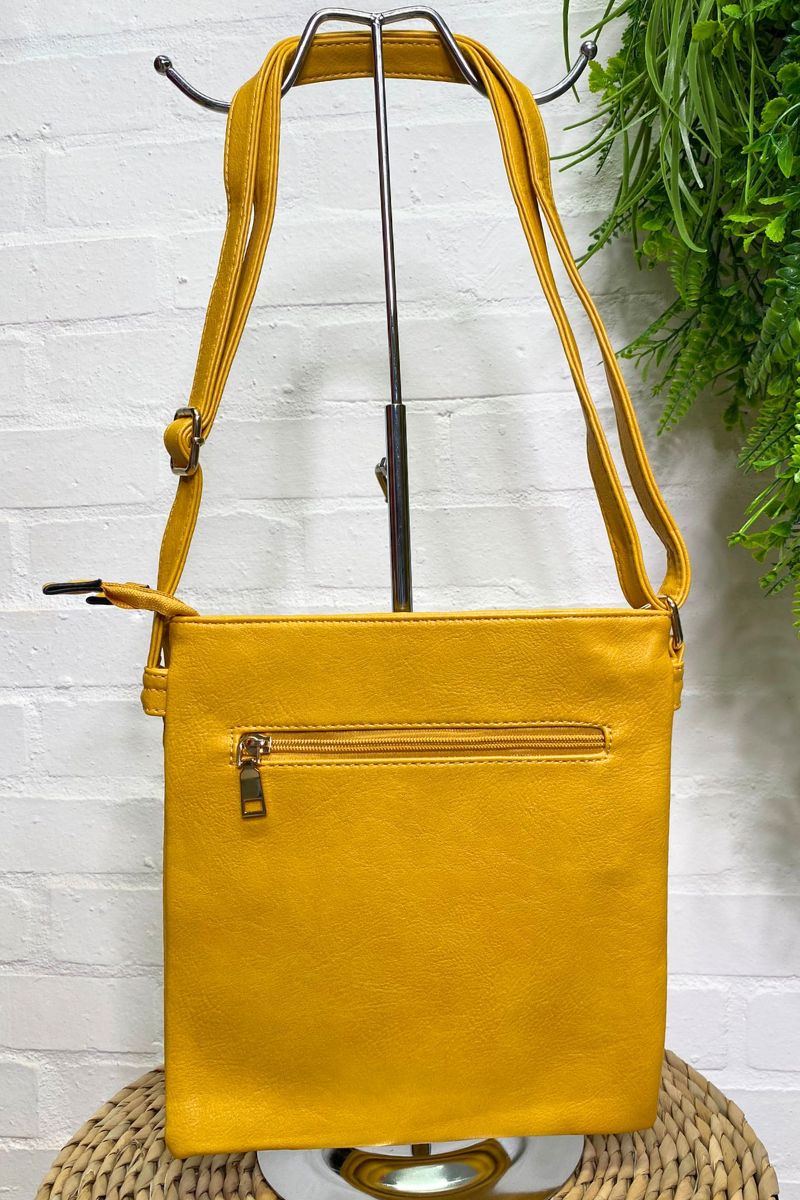 ELENA Crossbody Bag - Mustard