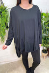 NELLY Oversized Top - Black