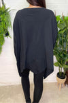 NELLY Oversized Top - Black
