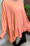 NELLY Oversized Top - Peach
