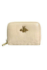 BRITTANY Bee Card Holder - Beige