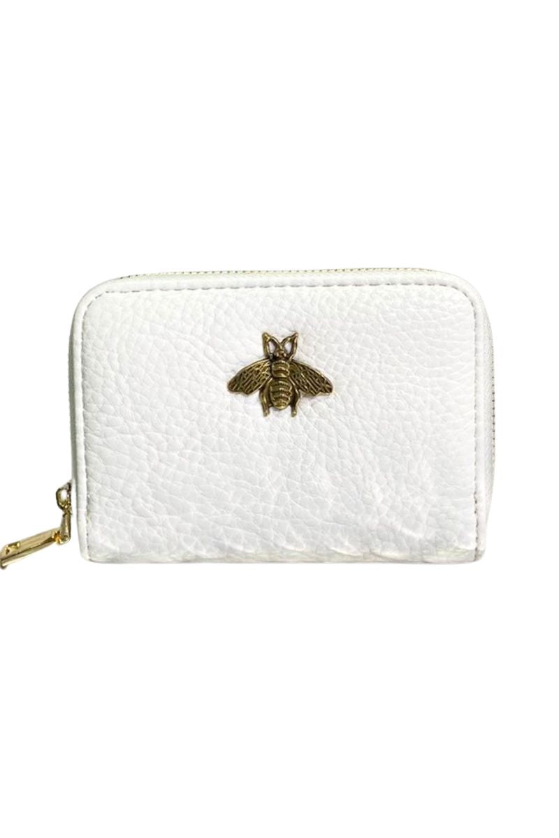 BRITTANY Bee Card Holder - White