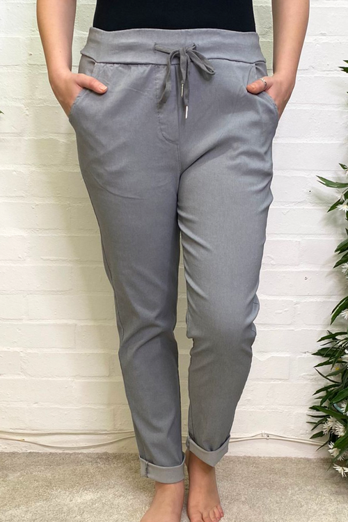 MELINDA Magic Trousers - Slate Grey