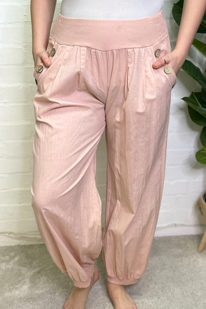 SHERRY Harem Trousers - Pink