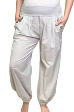 SHERRY Harem Trousers - Light Grey