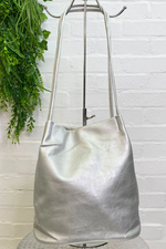 HARLOW Shoulder Bag - Silver