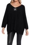 PEGGY Star Jumper - Black