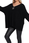 PEGGY Star Jumper - Black