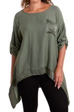 ESME Asymmetric Top - Khaki