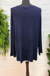 NINA Fine Knit Cardigan - Navy