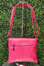 PAULINA Satchel Crossbody Bag - Fuchsia