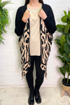 JACQUELINE Animal Print Cardigan