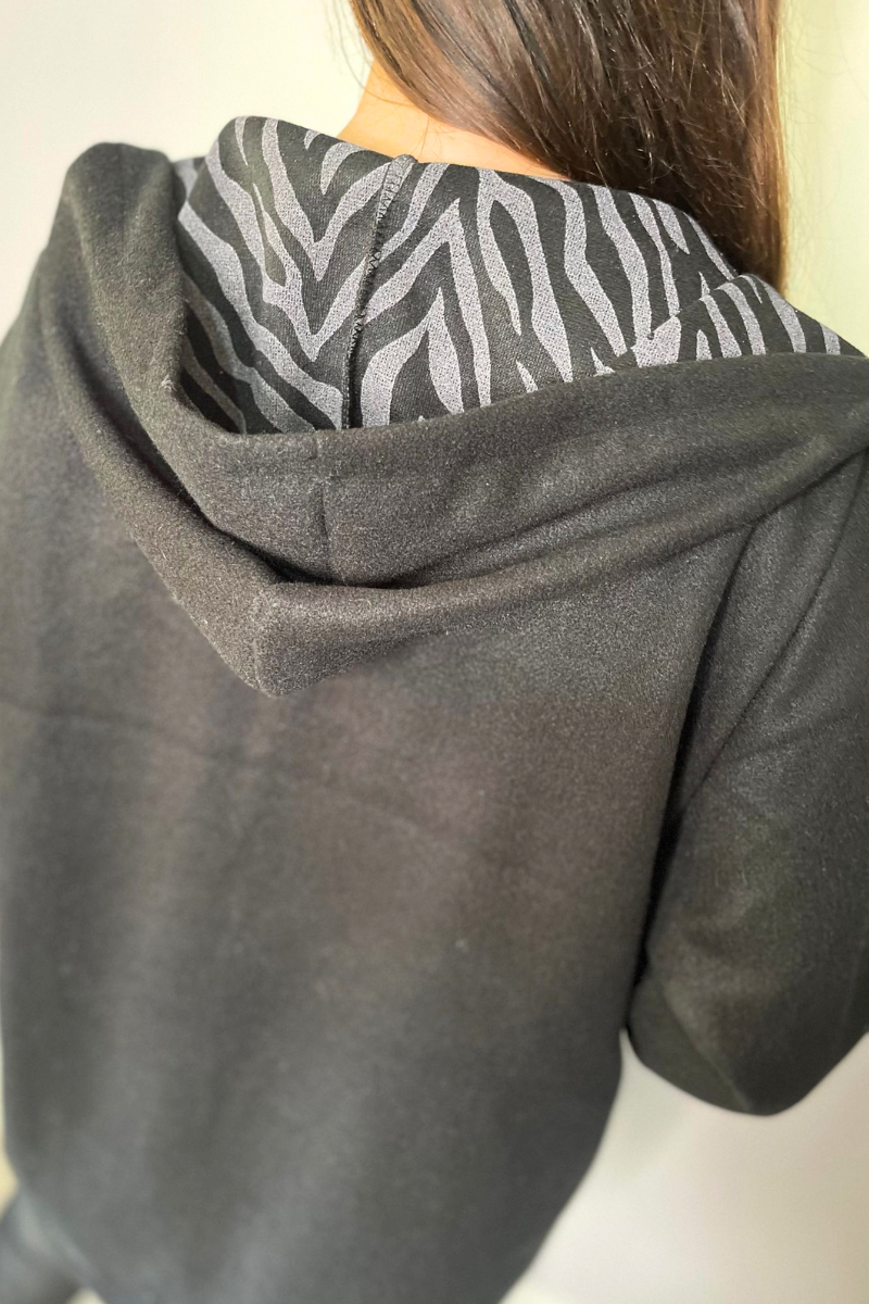 LEANNE Zebra Print Jacket