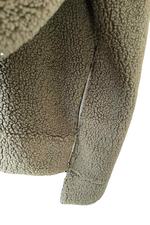 ANGELA Boucle Zip Hoodie - Khaki