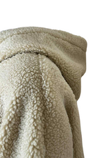 ANGELA Boucle Zip Hoodie - Cream