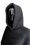 ANGELA Boucle Zip Hoodie - Black