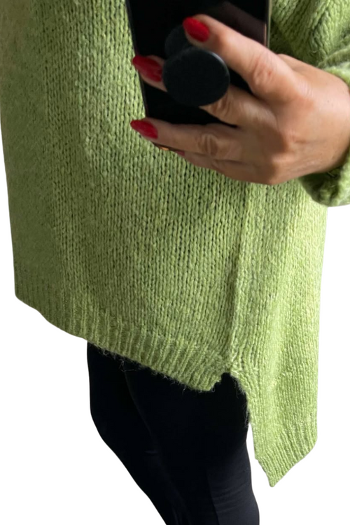 ISLA Knitted Jumper - Green