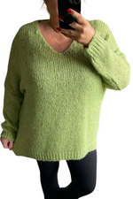 ISLA Knitted Jumper - Green