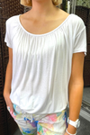 LORNA Plain Top - White