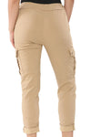 KIRSTY Cargo Magic Trousers - Camel