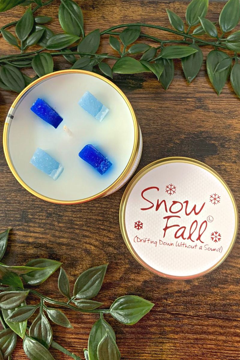 Scented Tin Candle - Snow Fall