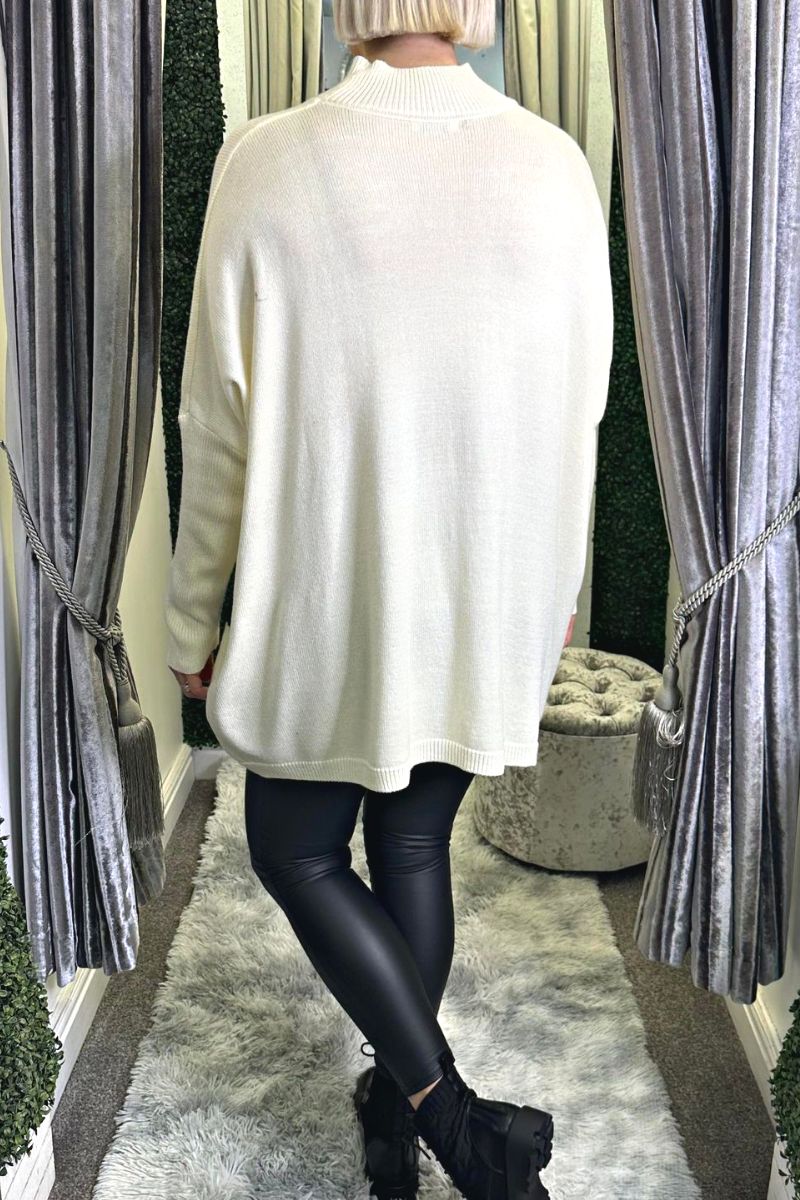 APRIL Oversized Stripe Jumper