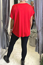 TAYLOR Plain Top - Red