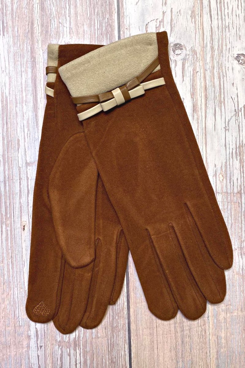 Rust Bow Gloves - C30