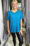 TAYLOR Plain Top - Teal