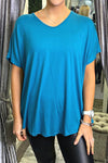 TAYLOR Plain Top - Teal