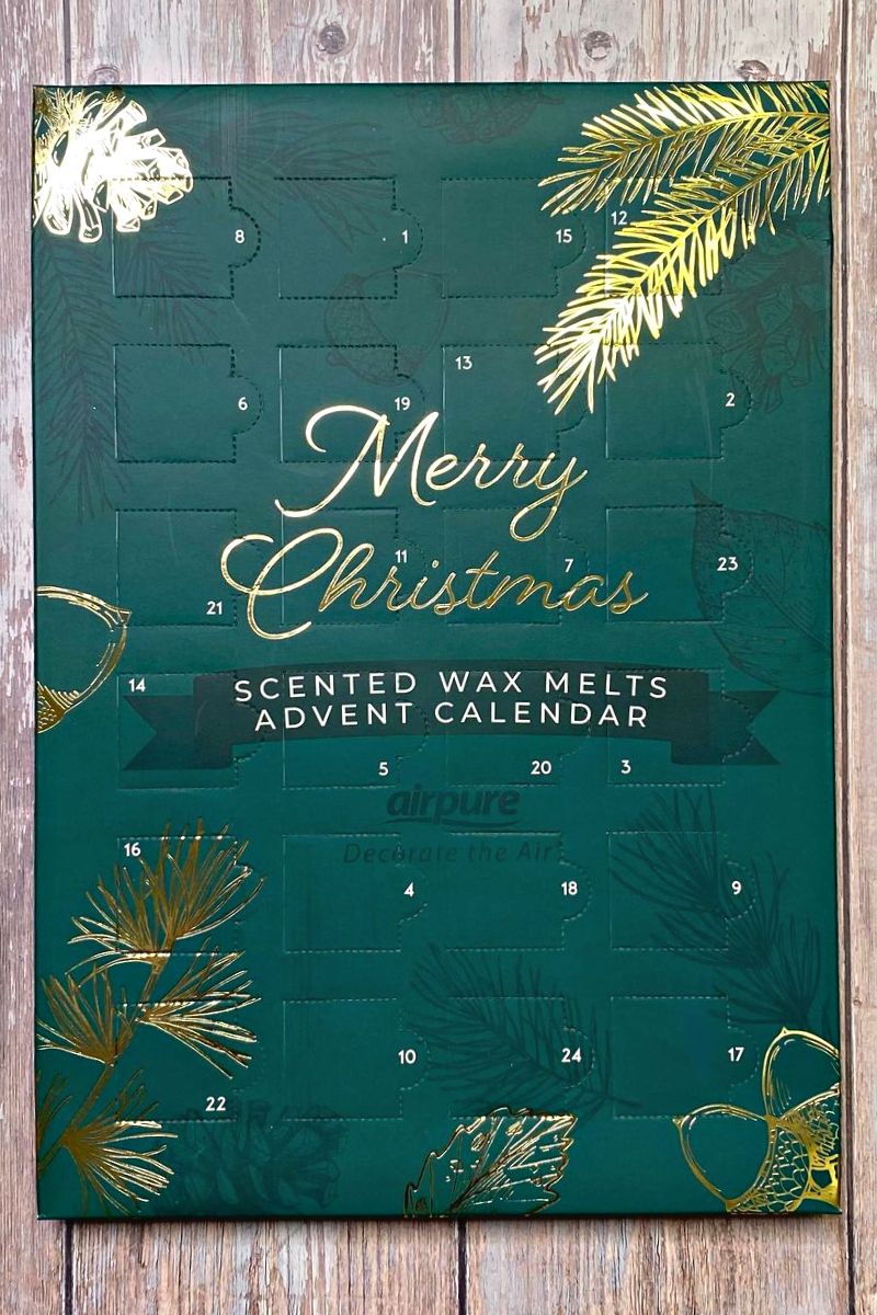 Wax Melt Advent Calendar Gift Set - Green