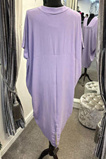 ANITA V Neck Dress - Lilac