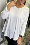 ISABEL Plain Top - White