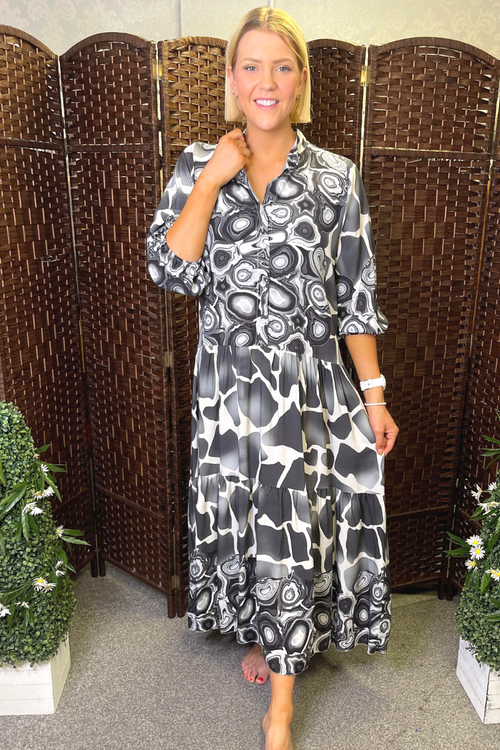 CARINA Abstract Dress (NO RETURNS)