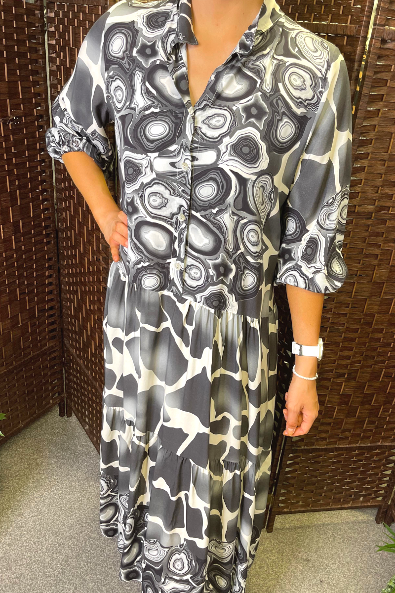 CARINA Abstract Dress (NO RETURNS)