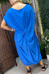 ALEXANDRA Tie Knot Dress - Royal Blue
