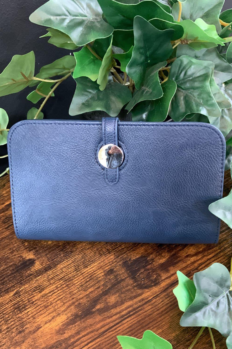 MARIE Dogon Style Wallet - Navy