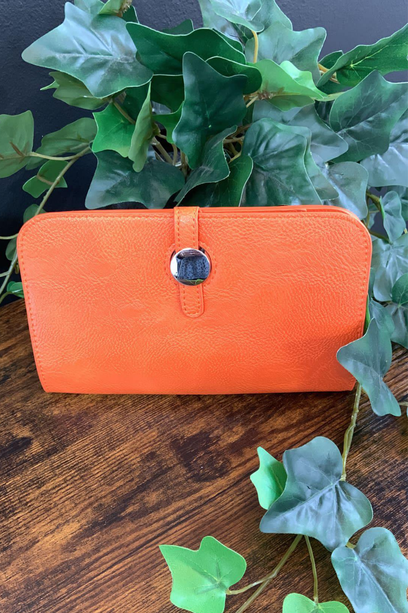 MARIE Dogon Style Wallet - Orange